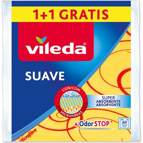 Lot VILEDA de 2 Chiffons doux microfibres (1/2)