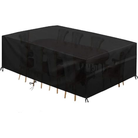 Schutzhülle für Grillwagen 100x60x90cm - Strapazierfähiges 210D Oxford-Gewebe - Schwarz - Wasserdicht und UV-beständig (1/5)