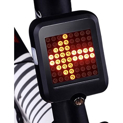 Fanali posteriori intelligenti per bicicletta con sensori automatici di sterzata e frenata (1/4)
