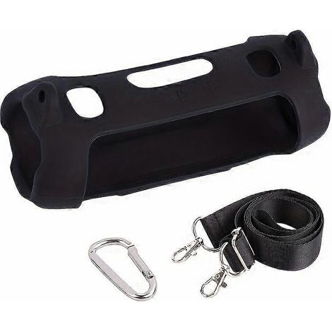 Étui de protection en silicone pour enceinte Bluetooth portable avec bandoulière, style sac à dos de voyage (1/5)