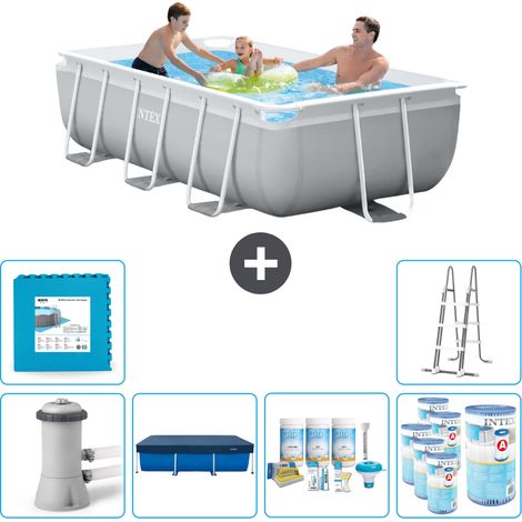 Intex Piscina Prism Frame Rettangolare - 300x175x80 cm - 9-pezzi  SCB30 (1/5)
