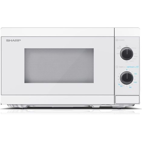 Sharp YC-MG01E-C Mikrowelle Weiß 20 Liter Grill 1000 W (1/5)