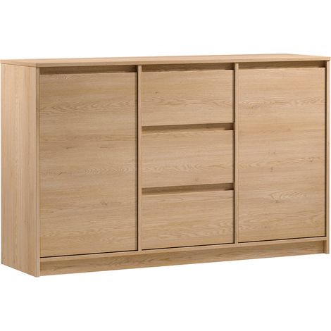 Aparador Beck Wood de 2 puertas y 3 cajones (1/4)