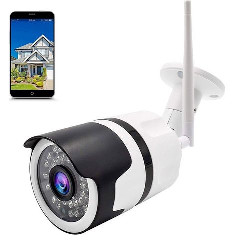TrAdE Shop Traesio - Telecamera Ip Camera Hd Wireless Led Ir Infrarossi Ipcam Tf 36 Led Esterno - (1/5)
