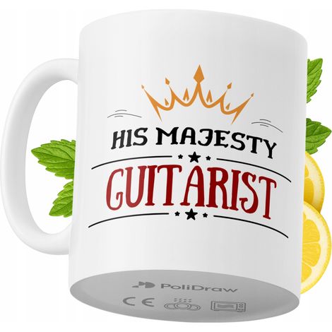 Mug humoristique pour guitariste, avec un texte amusant et un design graphique original. Idéal pour les anniversaires, les fêtes et les occasions spéciales. Mug premium pour la maison, le bureau et le