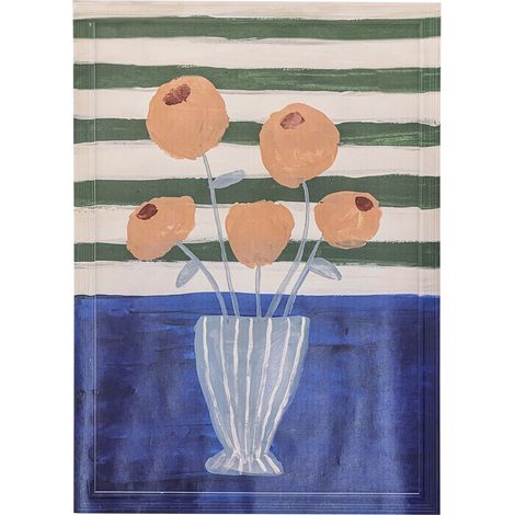 Bloomingville - Florinda Illustration - Blue - Firwood