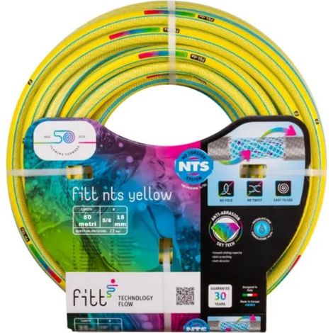 Tubo giardino Fitt NTS Tobby 3/4 50m 4 strati anti torsione PVC riciclato