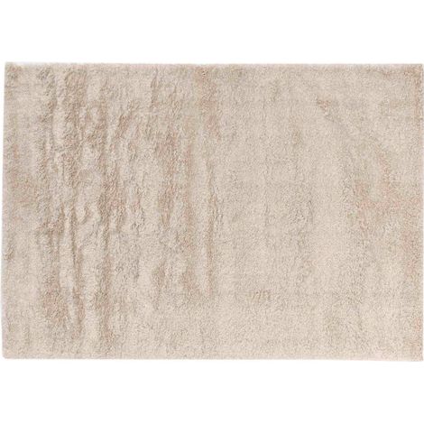Tapis Shaggy Uni "Tango" 120x170cm Naturel (1/5)