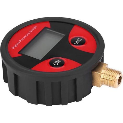 Manomètre Numérique de Pneu, Digital LCD Jauge de Pression d'Air des Pneus pour Voiture Camion Moto(Filetage : 1/8 NPT) (1/5)