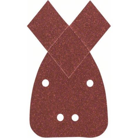 Schleifblatt-Set für Multischleifer. 5-teilig. 11 Löcher. DIY. 95 x 135 mm. 80 (1/3)