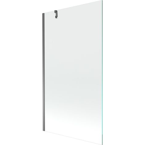 Mexen Next paroi de baignoire à 1 volet 100 x 150 cm, transparent, métal gun - 895-100-000-00-00-95 (1/5)