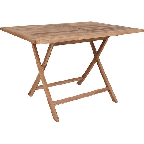 Oline Gartentisch 80x120 cm Teakholz massiv.