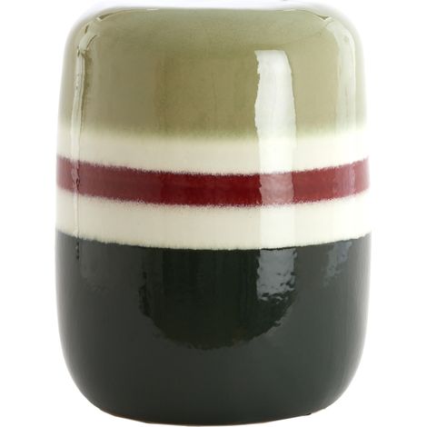 Mesa auxiliar Light & Living FRANCA cerámica verde-berenjena – (1/4)