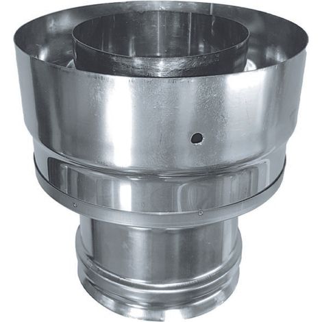 Verbindungsmuffe mit Innengewinde Edelstahl 316l Antikondensationseinladung flex-coib-fem d.180