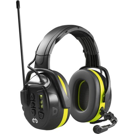 Auricular y protector auditivo con radio de comunicación incorporada Irusecure Local IRUDEK (1/3)