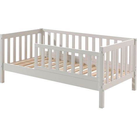 SCOPE - Lit Junior 70x140cm Blanc Barrières Verticales (1/2)