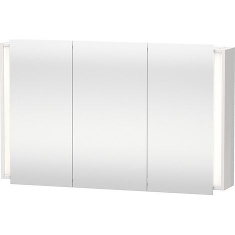 Armadio a specchio Duravit Ketho 7533, 1 anta a doppio specchio e 1 anta a specchio, 1200mm, Colore (anteriore/corpo): Terra Opaco - KT753301414