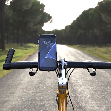 G12 Handyhalterung für E-Bikes und Motorräder (schwarz), mit integrierter Navigation und stoßfestem Design (Muster nicht verfügbar, derzeit nur in Produktion) (Exklusiv in Mexiko erhältlich) (1/5)