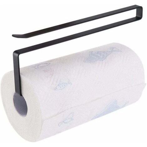 Porte-rouleau de papier essuie-tout de 26 cm, support pour rouleau de papier essuie-tout sans perçage, support pour rouleau de papier essuie-tout sous plan de travail, porte-rouleau de papier essuie-t (1/4)