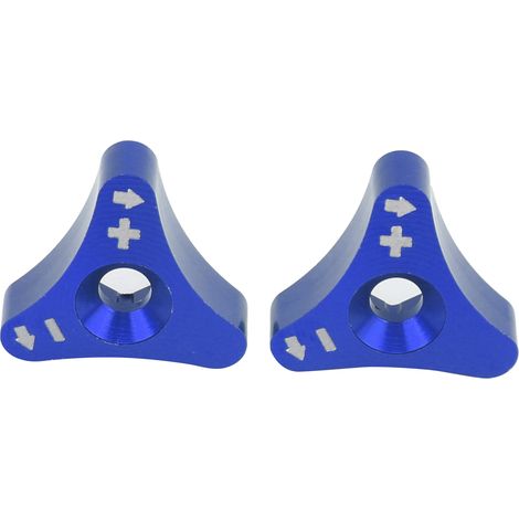 GARRYFIZH Bouton de fourche réglable pour amortisseur avant de remplacement pour 250EXC, 250EXCF, 250SX, 250SXF, 250XC (bleu) (1/5)