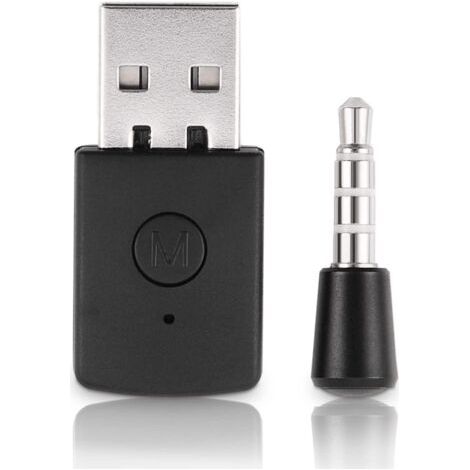 Adaptateur mini USB 4.0, adaptateur USB 2.0 portable 5 V pour dongle Bluetooth, adaptateur USB vers PS4 pour périphérique audio Bluetooth compatible avec les profils Bluetooth A2DP, HFP et HSP.