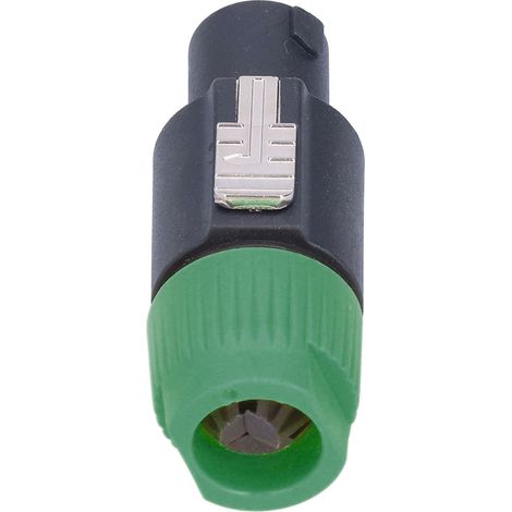 Connecteur enceinte 4 pôles à verrouillage twist, 4 pièces CNL4FC vert, prise haut-parleur pour amplificateur audio, câble et connecteur professionnel. (1/5)