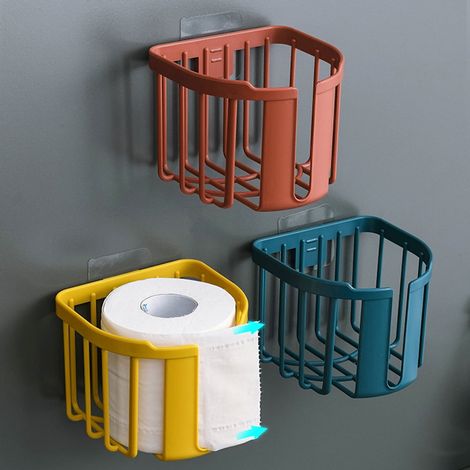 Support Pour Boîte De Mouchoirs - Support Murale Pour Rouleau De Papier Hygiénique - Rangement Nordique Pour Salle De Bain Chambre Ou Bureau - 1 Pièce (1/5)