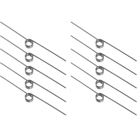 10 Pièces Petites Fédérations de Torsion sur Acier à 4 Vents 180° Fédérales Remplacement pour (1/5)