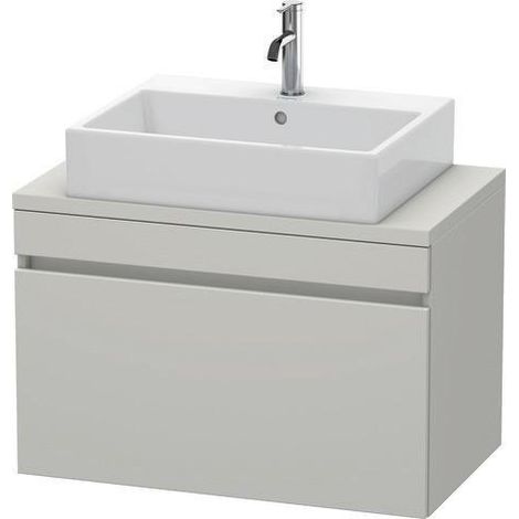 Meuble sous-console DURASTYLE 512x800x478mm chêne noir / blanc mat