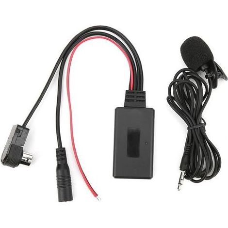 AUTO Bluetooth 5.0 Câble adaptateur AUX Récepteur Bluetooth 5.0 avec microphone Remplacement d'appel mains libres pour Alpine CDA-9857 CDA-9886 CDA-117 (1/5)