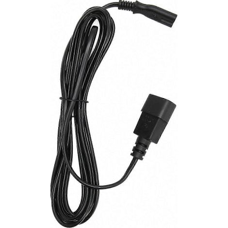 Cordon d'alimentation IEC320 C14 vers C7, mâle vers femelle, 10A 250V 2500W, câble d'extension de 3 mètres, compatible 100-250V, idéal pour appareils électroniques et informatiques. (1/5)