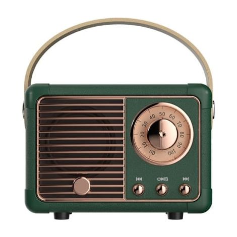 Haut-parleur Bluetooth rétro, mini haut-parleur sans fil portable pour extérieur