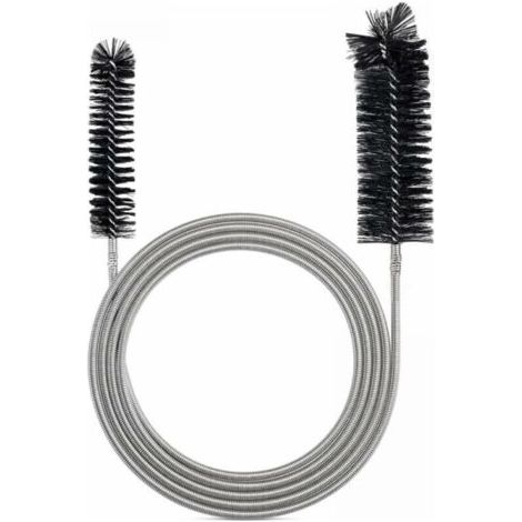 1PC Noir(2M)-Brosse de nettoyage flexible pour tube d'alimentation - Outil de nettoyage de tuyau (1/4)