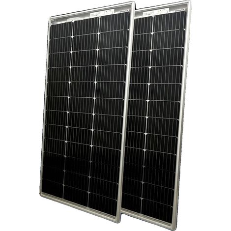 Pannello solare monocristallino ad alta efficienza, TM120W (2 pezzi) (1/2)