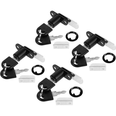 Ensemble de 4 serrures à clé identique pour boîtes aux lettres et (1/5)