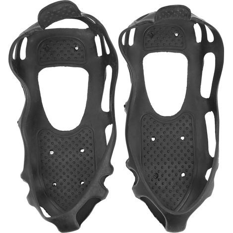 24 dents crampons antiglisse picots adhérence randonnée glace neige chaussures (1/5)