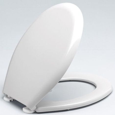 Copriwater universale bianco in termoindurente (1/2)