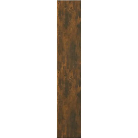 vidaXL Book Cabinet Smoked Oak 36x30x171 cm Engineered Wood