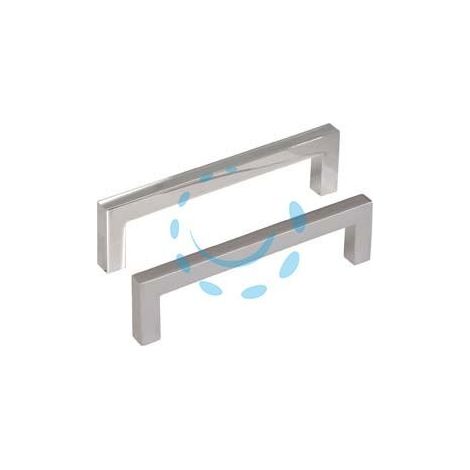 MANIGLIE PER MOBILI FISSE MOD.UN34 IN ZAMA - interfori mm.96 cromo lucido