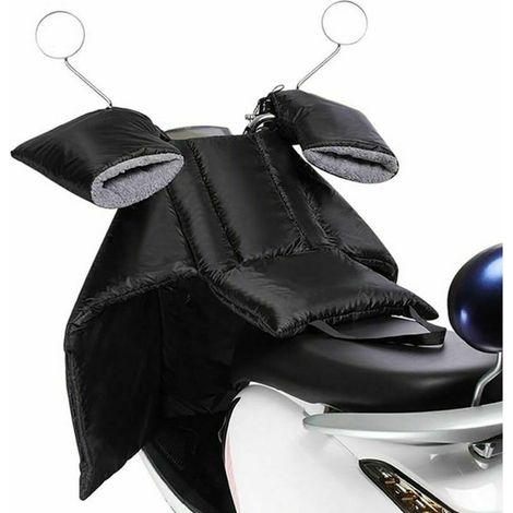 Protection Tablier Couvre Jambe Scooter avec Manchon de Guidon, Housse Protection Contre Le Froid et la Pluie - Scooter Tablier Universal Couverture Couvre Jambe pour Scooter Couverture (1/4)
