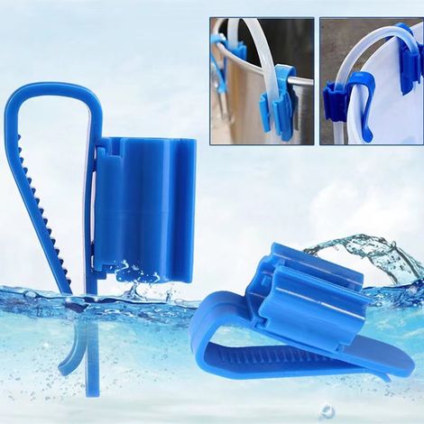 Set of 2 Water Hose Clips, Multi-Functional Plastic and Adjustable (1/5)