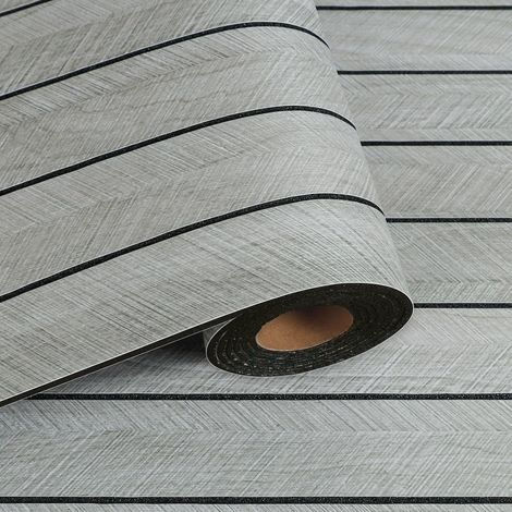 Papiers Peints Panneaux en Bois 3D Gris 42.8cmx200cm Panneaux Muraux Autocollants en Mousse 3D Panneau Mural Decoratif Salon Mur TV Revetement Murals Adhesif Tasseau Bois Chambre Couloir (1/5)