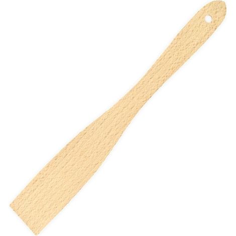 1 Spatule en bois,Ustensile de cuisine,Bois naturel,30 cm,Cuisson quotidienne