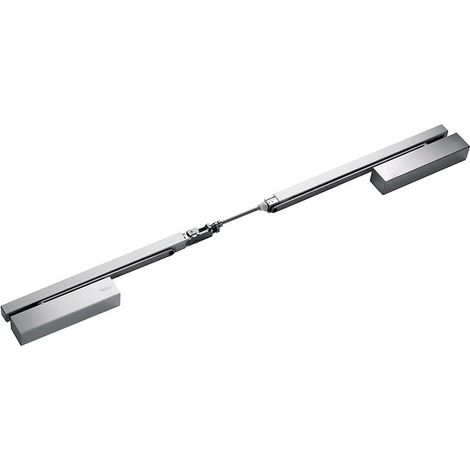 Bandeau sélecteur de fermeture GSR Easy sans recoupe 930/630, 2x730 ou 930/530 pose avec TS 90,91,92,93 côté paumelles argent - DORMAKABA