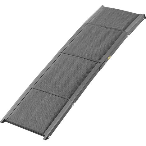 Rampe pour chien voiture, 180 x 50,8 cm, pliable pour chiens moyens et grands jusqu'à 113 kg, surface antidérapante en tissu Oxford, portable pour SUV et camion. (1/5)