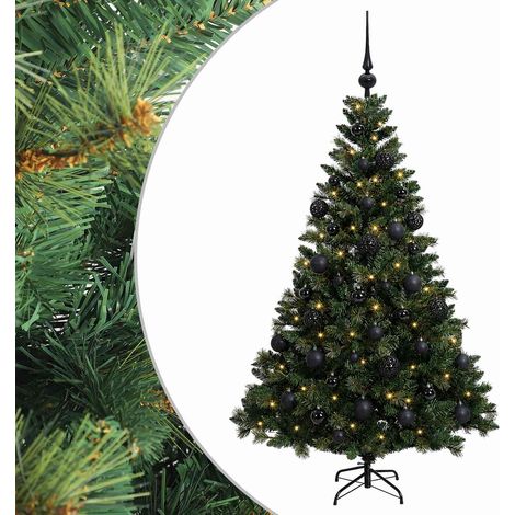 Artificial Christmas Tree with Bauble 120 cm 150 LEDs vidaXL (1/5)