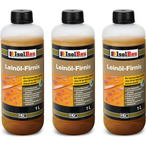 IsolBau Leinöl Leinöl Firnis 3L (1/5)