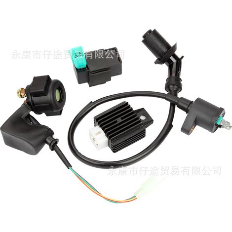 Off-road vehicle ATV four-wheel beach accessories 50-110CC elbow high voltage igniter CDI relay voltage regulator (1/5)