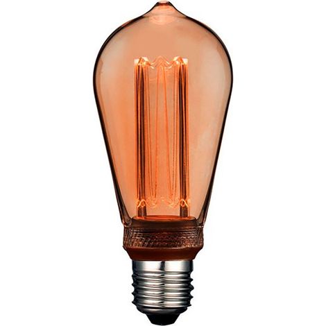 Ampullen LED Edison Dekorativ St64 E27 4 W 200 Lm 1800 K Warmweiß Ø64 x 142 mm