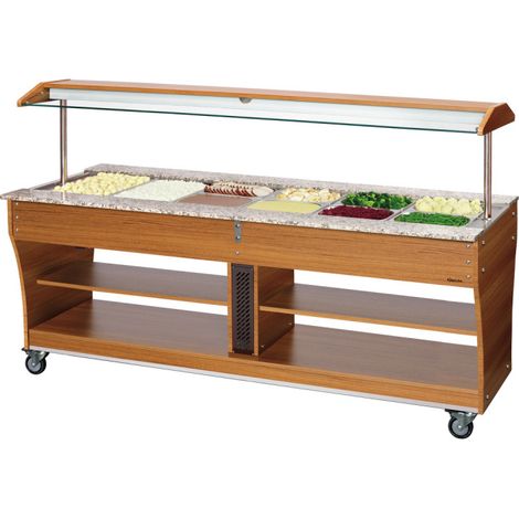 Chariot buffet, chaud, 6x1/1GN - Bartscher (1/3)